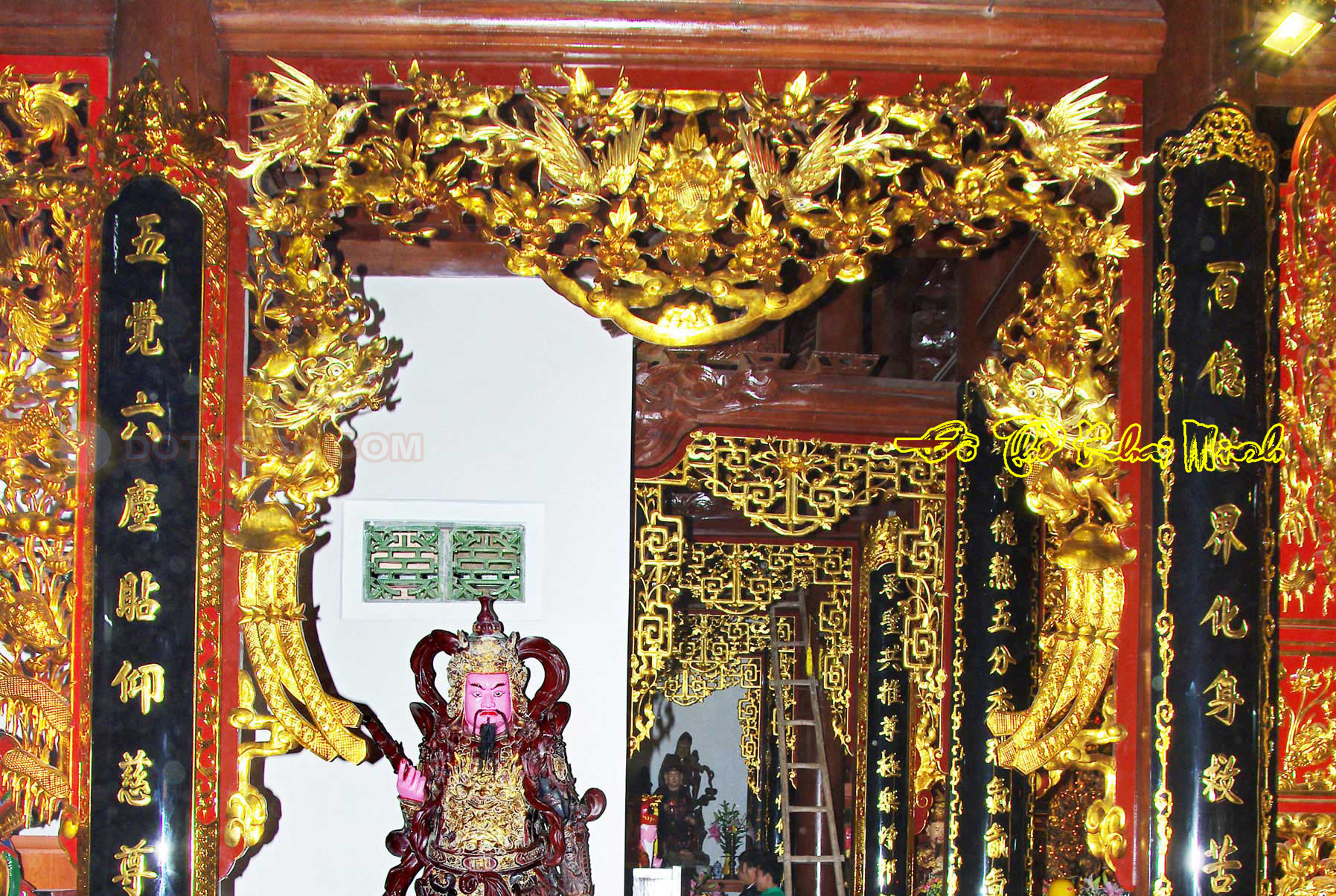 Mẫu Cửa võng dùng cho chùa