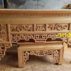Mẫu bàn thờ gỗ gụ đẹp