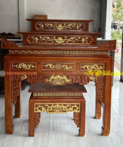 Bàn thờ Phật 3 tầng bằng gỗ