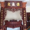 Hoành phi - Câu đối - Cửa võng gỗ Hương