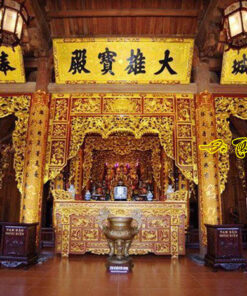 3 mẫu Hoành phi câu đối đình chùa sơn son thếp vàng