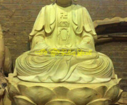 Tượng Phật A Di Đà gỗ Mít