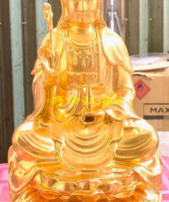 Tượng Phật Bà Quan Âm dát vàng