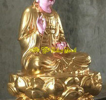 Tượng Phật Bà dát vàng 9999