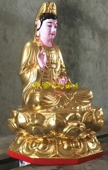 Tượng Phật Bà dát vàng 9999