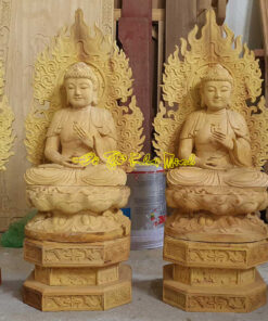 Tượng Phật Dược Sư đẹp gỗ Mít