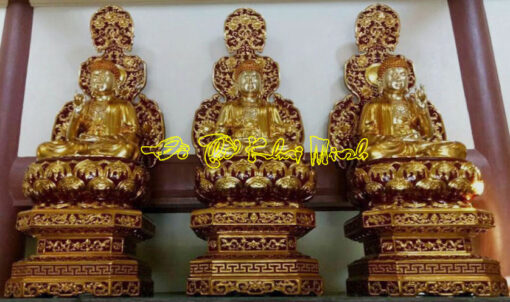 Tượng Tam Thế Phật mẫu cổ